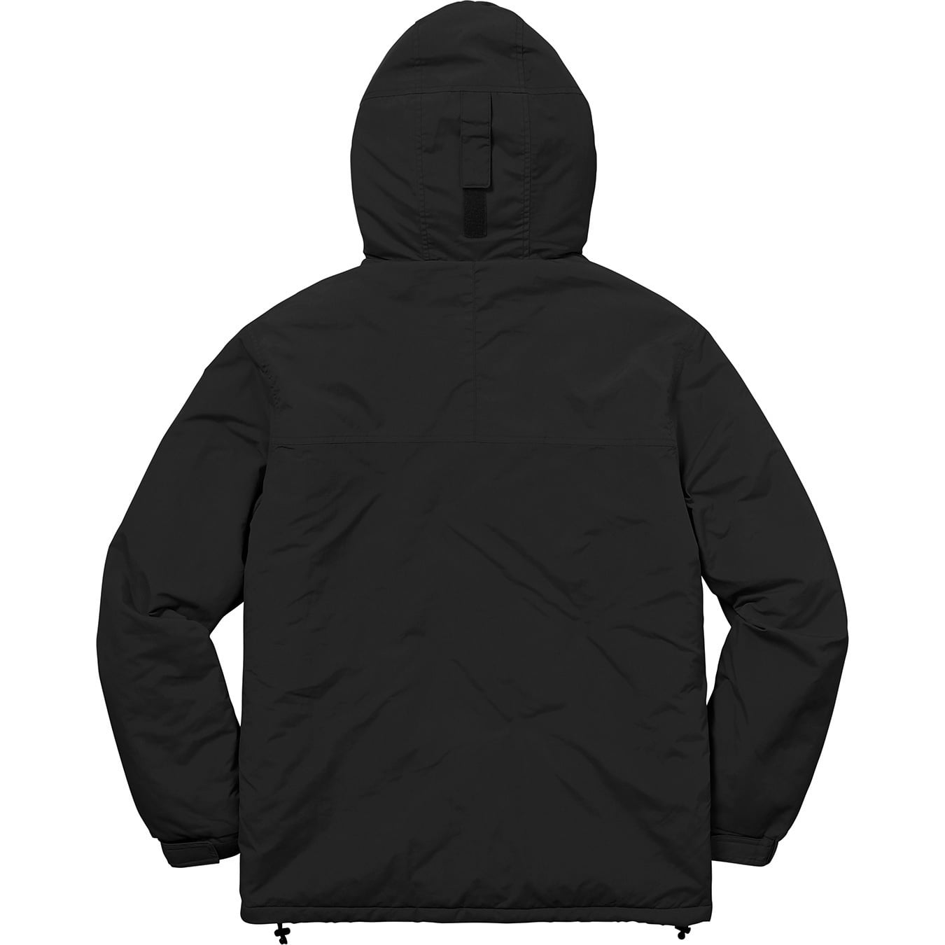 Hooded Logo Half Zip Pullover view 3